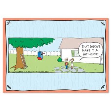 TREE FREE GREETING CARD THE BACKYARD